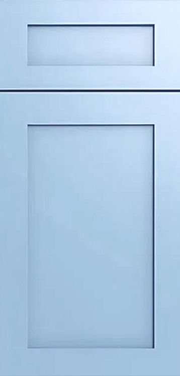 Arctic Blue Shaker kitchen cabinets, photo 1