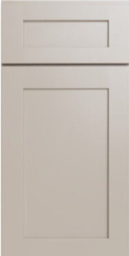 Cashmere Shaker kitchen cabinets, photo 1