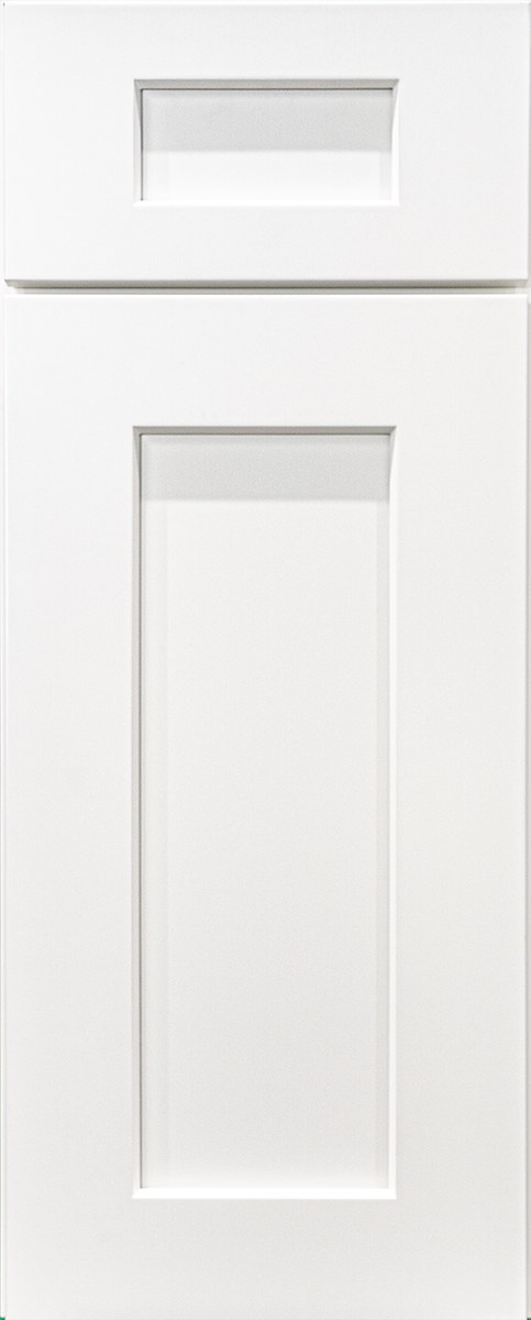 White Shaker cabinet door